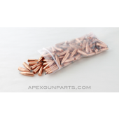 7mm Spitzer Soft Point Bullets, 139 Grain, Flat Base, .282" Diameter, Bag of 100 *Unused* 