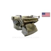 MK64 Brass Catcher Bag with Frame M998 HMMWV Mk19, M2HB, M93, Rusty *Good* 