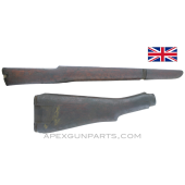 Enfield #5 Jungle Carbine Forearm & Buttstock, Stripped *Good* 