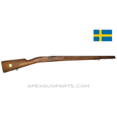Swedish M38 Mauser Short Rifle Stock, Partially Stripped, *Good* 