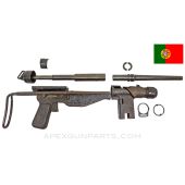 FBP M/948 Parts Kit w/ Original Live Barrel, Trunnion, Collapsible Wire Stock, No Bolt or Trigger Guard *Good*