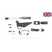 STEN MK 2 Parts Kit w/ MK 5 Barrel Nut, No Stock, 9MM Luger *Good* 