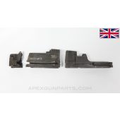 BREN MK2 Cut Receiver Sections, 3 Sections, No Fronts, Gap in Center Section *Good* 