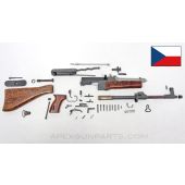 Czech VZ-58 Fixed Stock Parts Kit ,15.5" Populated Barrel, Stripped Upper Handguard, Mixed Finish, 7.62x39 *Good*