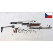 Czech VZ-58-V Side Folder Parts Kit ,15.5 Inch Populated Barrel, Stripped Upper Handguard, Mixed Finish, 7.62x39 *Good* 