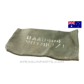 Lee-Enfield Rifle Muzzle Cover #1 MK1, OD Green Canvas, Australian *Fair*