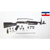 Yugoslavian M64 Fixed Stock Parts Kit, Painted Furniture, Cracked Stock, Partially Matching, 7.62x39 *Good*