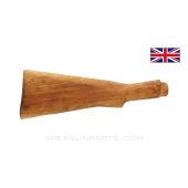Enfield #4 Rifle Butt Stock, Long Length, British, Beech *Good* 