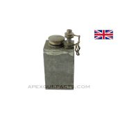 Vickers / Lewis / BREN MG MK2 Oil Bottle, WWII, Steel *Good*
