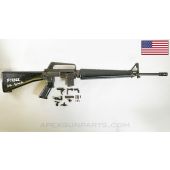 Colt 614 M16A1 Parts Kit, 20" Barrel, Triangle Handguards, A1 Birdcage, Stock & Pistol Grip, 5.56mm *Very Good*
