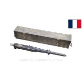 Hotchkiss 1922 Barrel Assembly, 27.5", w/ AA Sight Mount, in Transit Crate, 8mm Mauser *Unused / Light Surface Rust* 
