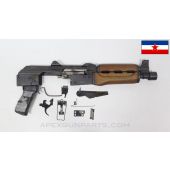 Zastava MDL PAP M92P AK-47 Parts Kit, 10" Original Populated Barrel, Modified Carrier, 7.62x39 *Very Good*