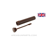 British Weapons Oil Bottle, Brown Plastic, *Very Good*