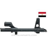 Egyptian AKM Front Sight Block & Gas Block, With Slant Muzzle Brake *Good*