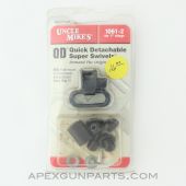 Uncle Mike's QD Sling Swivels, Shotguns, For 1" Slings, 1061-2 *NEW*