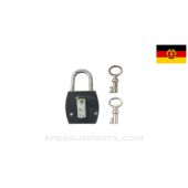 East German Volkspolizei (Police) Wrist Breaker Chain Lock, Type 2, w/ Key Set, Steel *Good*