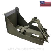 M23 .50cal Ammo Can Holder, Steel, Green Painted, *Very Good*