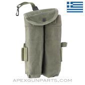 Thompson 30rd Magazine Pouch, OD Green, Alice Clips, Greek *Good*
