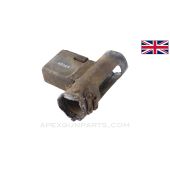 Sten MK 3 Magazine Housing, Complete, Bent Brass Deflector *Good*