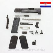 Croatian Marked FN 1905 Vest Pocket Pistol Parts Kit, w/ Magazine, Blued, .25 ACP *Good*
