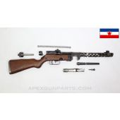 M49/57 SMG Parts Kit w/ Torch Cut Receiver, Cracked Stock, Yugoslavian, 7.62x25 *Good* 