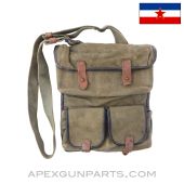 Yugoslavian M76 Four Magazine Divided Carrier with Carry Strap