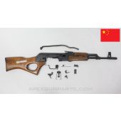 Chinese Type 56 Parts Kit, w/ Thumbhole Stock & Cracked Upper Handguard, Matching, Factory 66, 7.62x39 *Good*