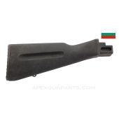 AK-74 Buttstock, w/Buttplate and Swivel, Black Polymer, US Made 922(r) Compliant Part  *NOS* 