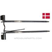 Madsen Saetter Tripod Upper Mounting Bars, No Mounting Block / Recoil Assembly *Good* 