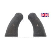 Enfield #2 Mk I Grips, Walnut, Checkered *Good*