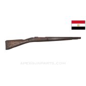 Egyptian Carcano M91/24 Carbine Stock, 33", Stripped, Wood *Poor*