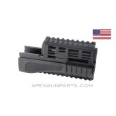 C39 V1 / RAS47 / AK47 / AKM Quad Rail Handguard Set, Black Polymer *NOS* 922 Compliant 