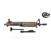 Colt M4 COMMANDO Upper Assembly, w/ Bolt Carrier Assembly & Charging Handle, MBUS Sight, TROY Rail, 11.5" Chrome Lined Barrel, RO933PG-FDE, 5.56X45 *NEW in BOX* 