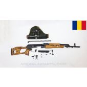 Romanian PSL / FPK Parts Kit, Demilled Barrel, IOR 4x Optic, Matching +, 7.62x54r, *Very Good*