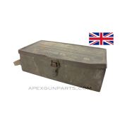 7.92MM BREN Magazine Can, Steel, Painted, Green, *Fair*, Sold *As Is*