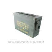 USGI .30 Cal. Ammo Can M19A1, Steel w/Carry Handle, Green, *Good* 