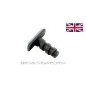 Lewis Gun Return Spring Tension Screw, Blued, .303 BR. *Good* 