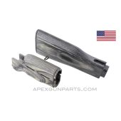 AK-47 Stock Set with Metal Hardware, Double Rear Tang, Gray Laminated *NOS* 
