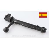 Spanish M43 Bolt Assembly, No Extractor, Straight Handle, 7x57mm *Very Good*