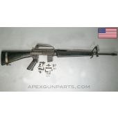 Colt 614 M16A1 Parts Kit, 20&quot; Barrel, Triangle Handguards, 3-Prong Flash, A1 Stock & Pistol Grip, 5.56mm *Very Good*
