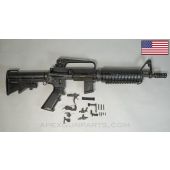 M16A2 Commando Parts Kit, Carry Handle Upper, 10.5" Barrel, 3-Round Burst .223/5.56 *Very Good*