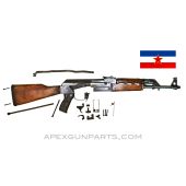 Yugoslavian M70B Milled Fixed Stock Parts Set w/ Original Populated Barrel, 7.62x39, *Good*
