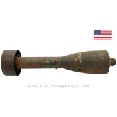 M11 Inert Trainer Rifle Grenade, WWII, Steel *Good / Rusty*