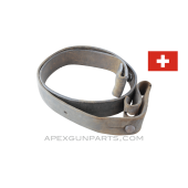 Swiss Rifle Sling, Leather, *Fair*