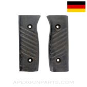 German K98k Mauser Bayonet Grip Set, Black Plastic *Fair*