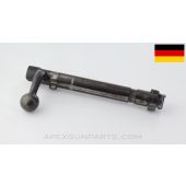 German K98k Mauser Replacement Bolt Body, Late w/ Round Vent Holes, Czech Reissue, 7.92x57 *Very Good*