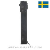 Swedish K / Carl Gustav Magazine, 36rd, Blued Steel, w/ Pull Loop, 9x19 *Excellent* 