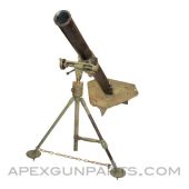 Yugoslavian 82MM Mortar Set, M69A, Triangular Baseplate, Non-matching *GOOD* 