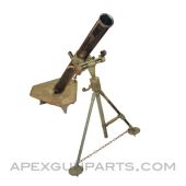 Yugoslavian 82MM Mortar Set, M69A, Triangular Baseplate, Matching *GOOD* 