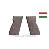 Walam 48 Pistol Grip Panel Set, Left and Right, Hungarian *Very Good* 